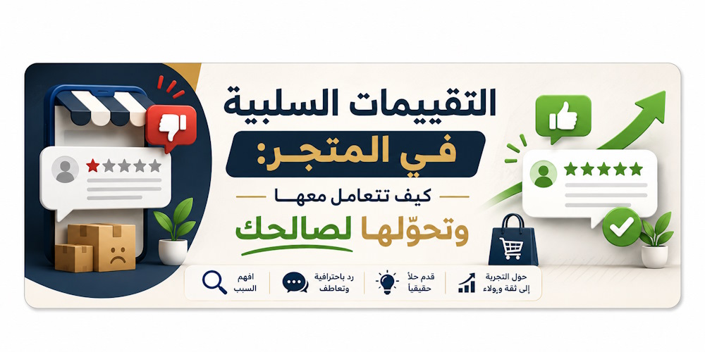 التقييمات السلبية في المتجر: كيف تتعامل معها وتحوّلها لصالحك